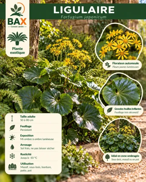 Ligulaire-En-Jardin-Ombrage