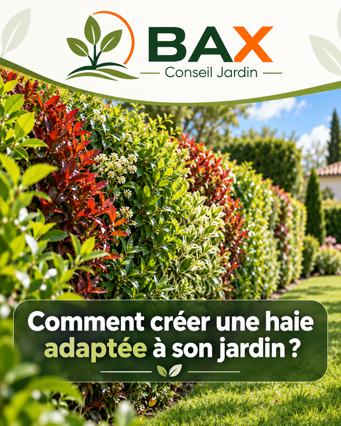 comment créer une haie avec bax
